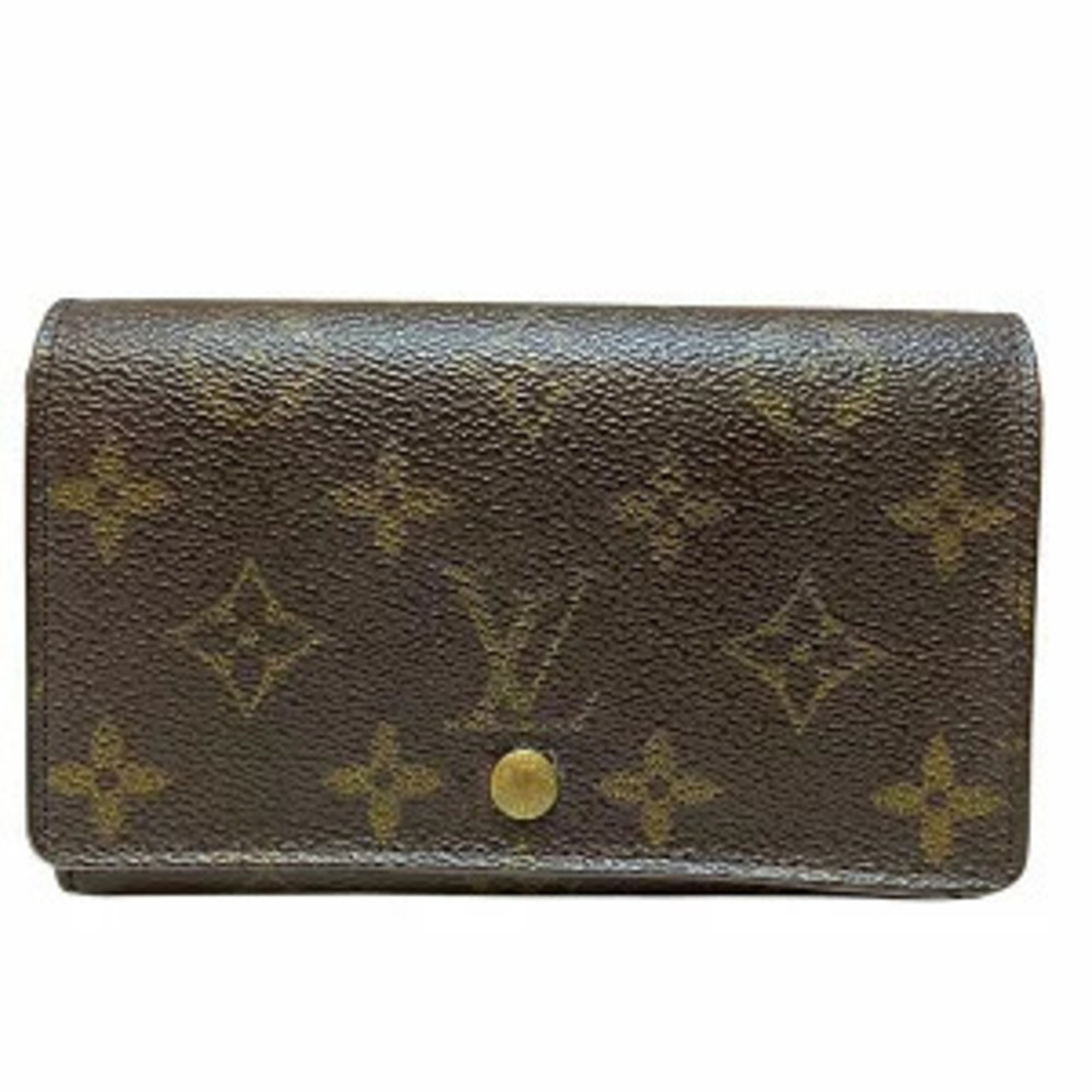 Louis Vuitton Monogram Portemonnaie Bifold Wallet L shaped zipper